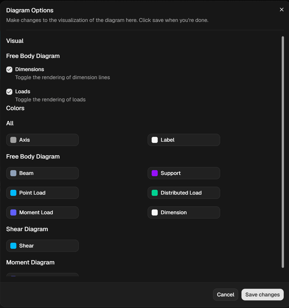 Options Dialog